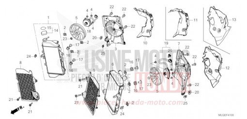 RADIATEUR CRF1100A2P de 2023